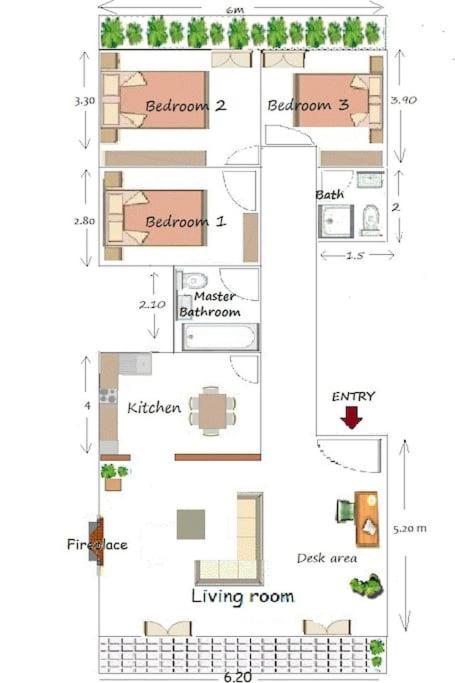 Delphic Moments - Sunny App 3Br, 2Ba With View Apartment Ngoại thất bức ảnh